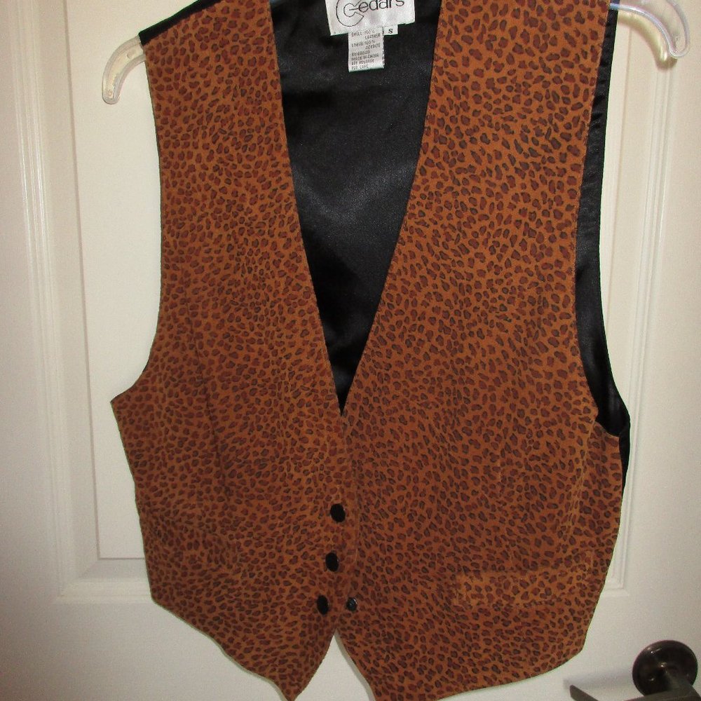 Cedars leather vest